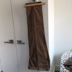 Polo Ralph Lauren brown velvet pants